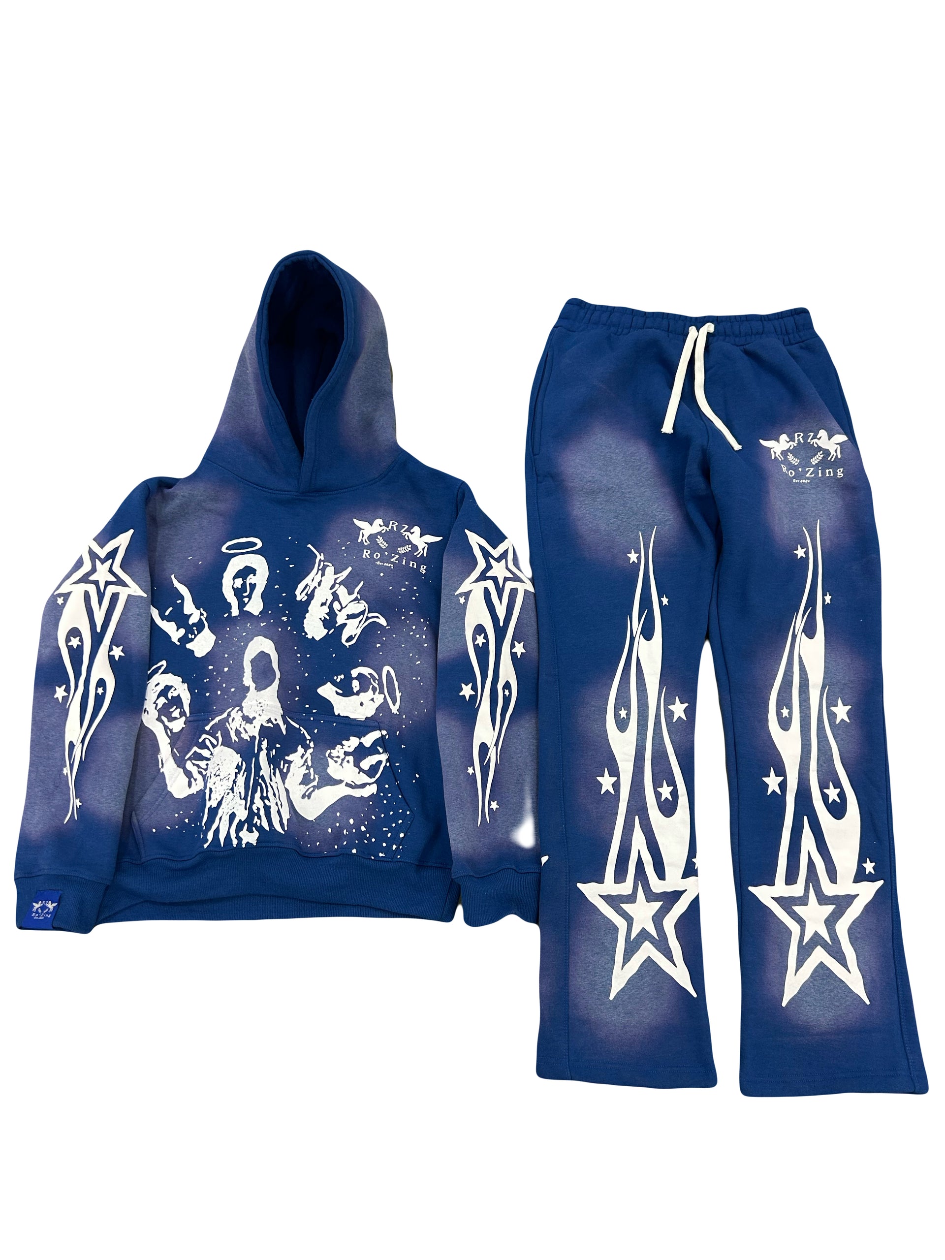 (Blue) "Pick a Side" Flare Set