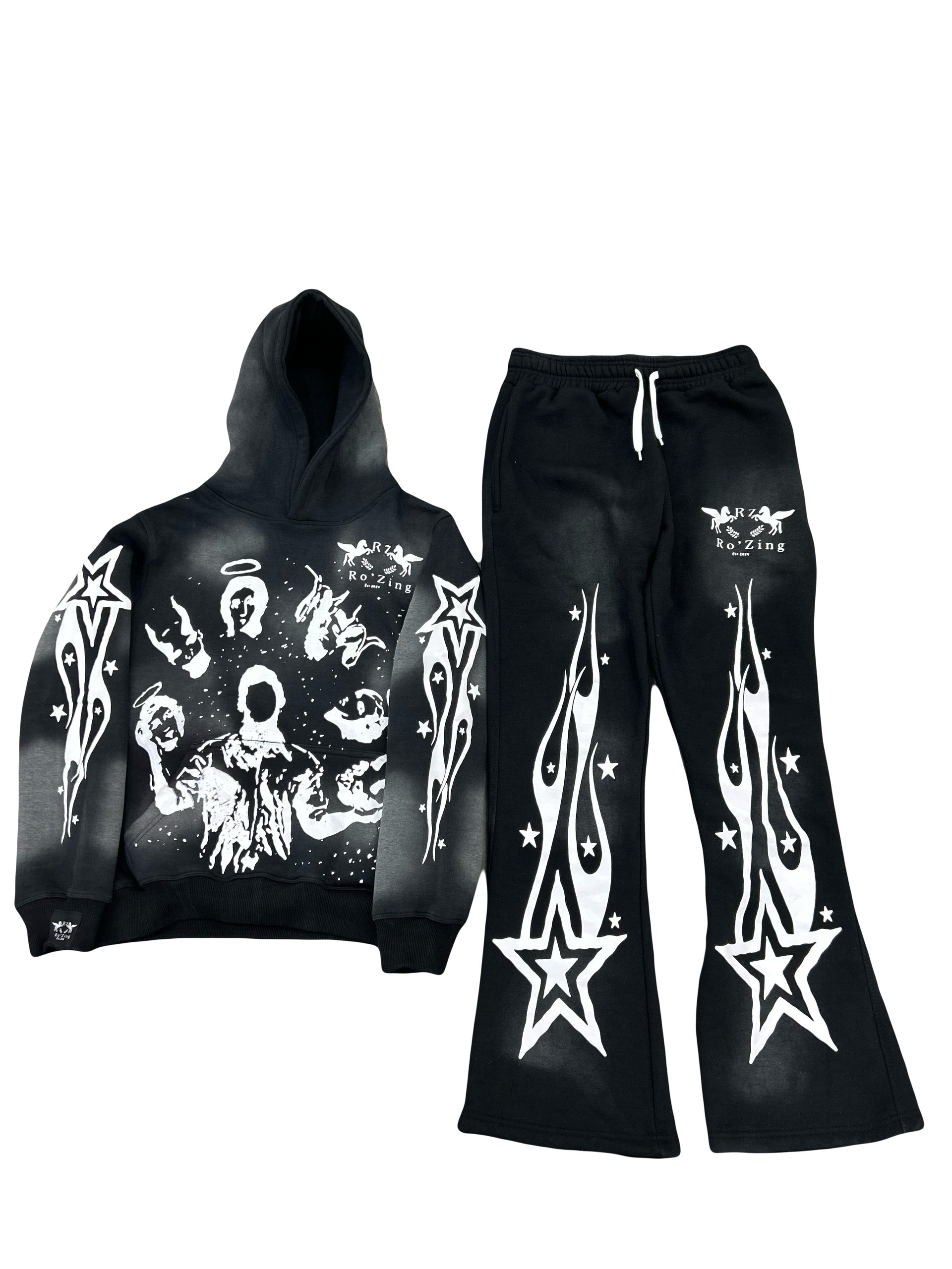 (Black) "Pick a Side" Flare Set