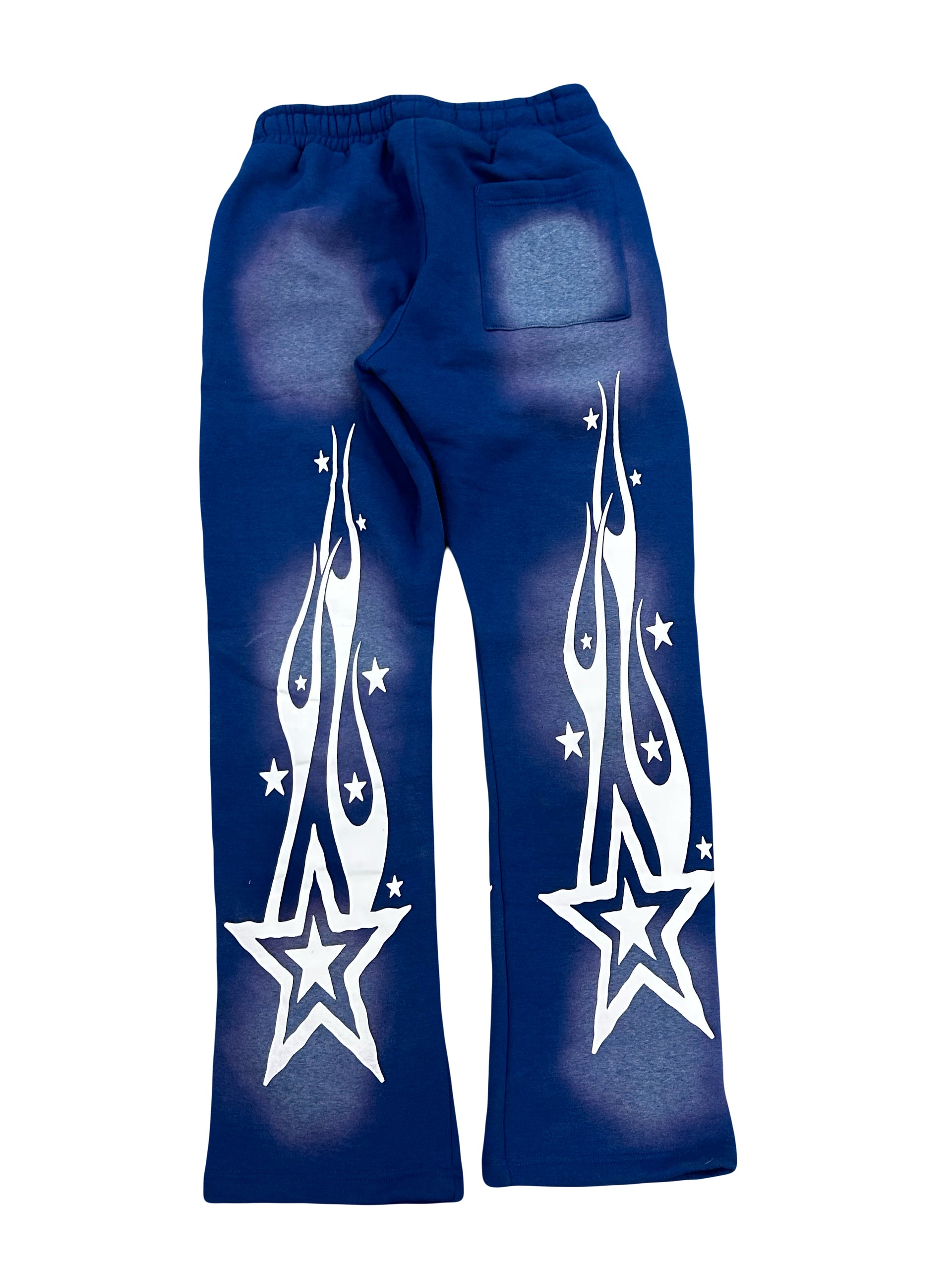 (Blue) "Pick a Side" Flare Pants
